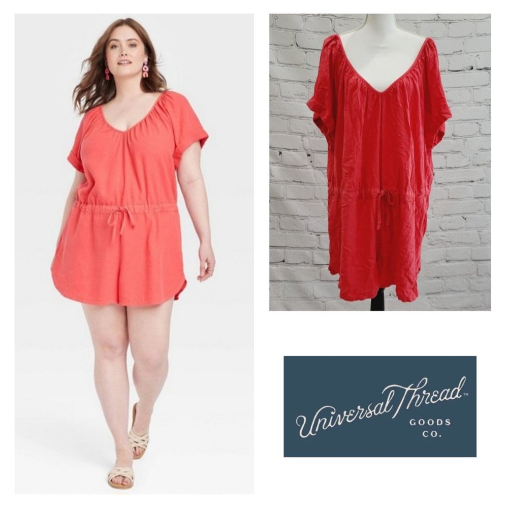 Universal Thread, Women's Short Sleeve Romper, DR6-DJ